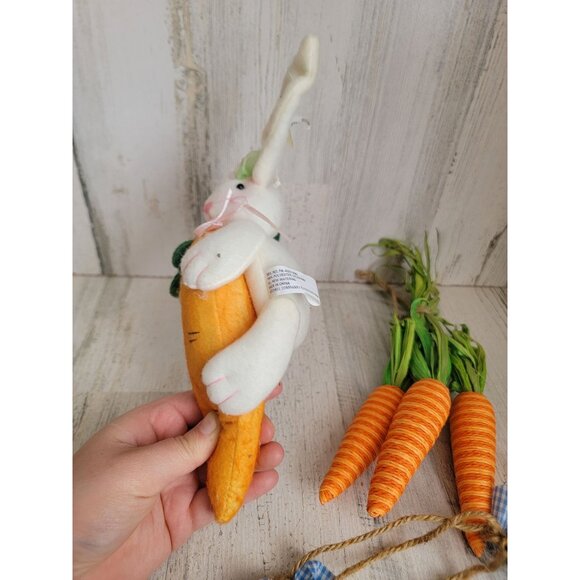 Easter hanging decor carrot egg bunny variety set - Picture 5 of 7